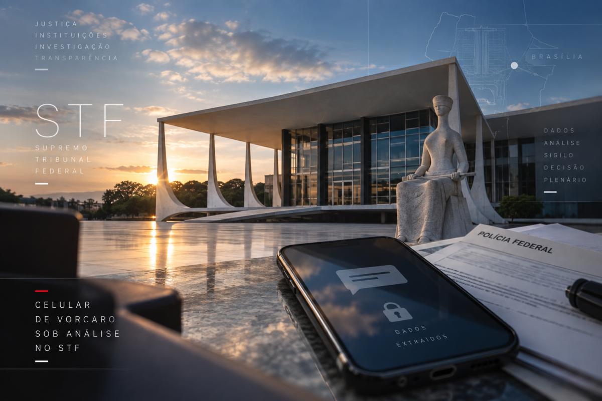 Gabinetes de Moraes, Zanin e Gilmar recebem cópia dos dados do celular de Vorcaro