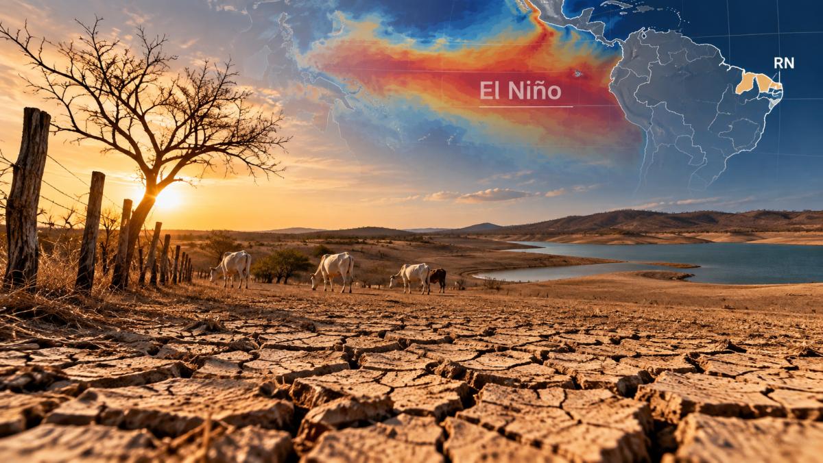 El Niño já causa prejuízo de R$ 68 milhões no RN e acende alerta para seca e abastecimento